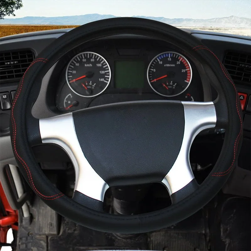 Car-Truck-PU-Leather-Embossed-Steering-Wheel-Cover-Steering-Wheel-For-Auto-Diameters-36-38-40-4