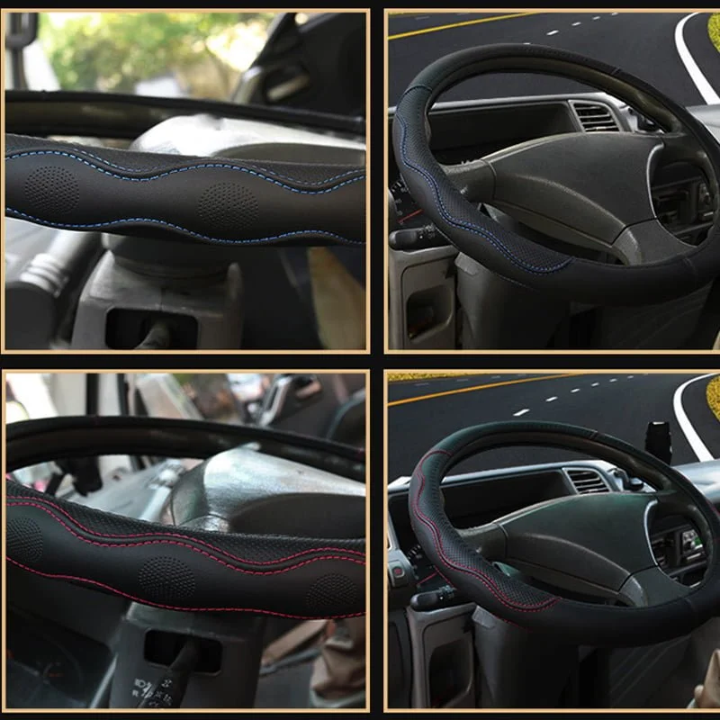 Car-Truck-PU-Leather-Embossed-Steering-Wheel-Cover-Steering-Wheel-For-Auto-Diameters-36-38-40-5